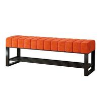 Stylish Velvet Upholstered Narrow Entryway Bench with Storage - Soft Compact Storage Solution for Living Room & Hallway - Perfect for Small Spaces