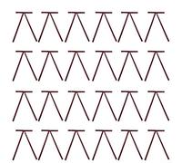Stylish Vintage Style 24 Pcs Velvet Christmas Tree Bows for a Beautifully Decorated Home (Wine red)