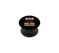 Stylish Washington DC, 202 Go-Go Music Forever gift PopSockets Adhesive PopGrip