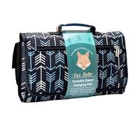 Stylish Waterproof Changing Pad for Newborns that Double As Play Mat or Picnicing Blanket When Folded Travel Diaper Changer