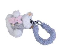 Stylish Westie Dog Plush Keychain Animal Pendant Bag Decoration Scrawl Dog Key Chain Charm Accessory For Pet Lovers