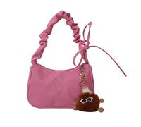 Stylish Women's Nylon Bag Fashionable Shoulder Bags Handbag with Embroidered Butterfly
