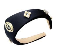 Stylish Women's Rose Pearls Hairband Headband Suitable For Weddings Parties And More Adding Fashion To Any Outfit