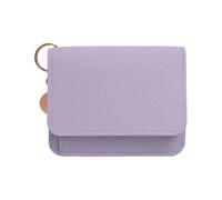 Stylish women's wallet for the daily commute to work. Compact design with firm shape, perfect for a durable and practical small wallet. (Purple, 11.5 x 10 x 2 cm)