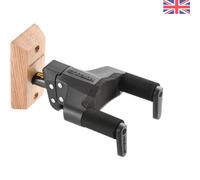 Stylish Wooden Guitar Wall Hanger with Auto-Swivel for Secure Instrument Display