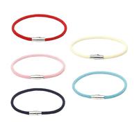 Stylish Wristband With Closure Handmade Luck Adornment Beautiful Wristband For Fashion Enthusiasts Multicolor Braided Accesssory