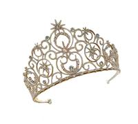 Stylish Zn Alloyed Wedding Headpiece Delicate Comfortable Perfect Parties Cosplay Wedding Ceremony Crown