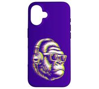 Stylized Gorilla - Cyberpunk Pop Art Urban Style Animal Case for iPhone 16