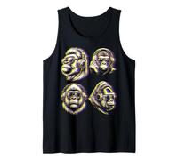 Stylized Gorilla - Cyberpunk Pop Art Urban Style Animal Tank Top