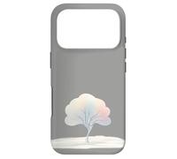 Stylized Pastel Tree Drawing - Minimalist Nature Case for iPhone 17 Pro
