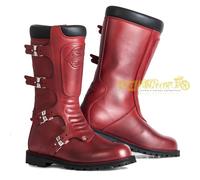 Stylmartin Continental Red Leather Boots