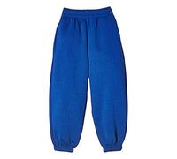 Stylo Online Kids Fleece Jogging Bottoms Boys Girls Sports PE Joggers Childrens Unisex Casual Fleece Pull On Trousers School Play Tracksuit Classic Bottom Soft Jog Pants(Royal Blue, 11-12 Years)