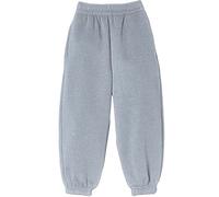 Stylo Online Kids Fleece Jogging Bottoms Boys Girls Sports PE Joggers Childrens Unisex Casual Fleece Pull On Trousers School Play Tracksuit Classic Bottom Soft Jog Pants(Light Grey, 2-3 Years)