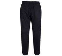 Stylo Online Mens Joggers Sweat Pants Fleece Jogging Elasticated Waist Band Casual Gym Training Sports Work Out Jog Trousers Sweat Cuffed Ankle Tracksuit Bottoms Black