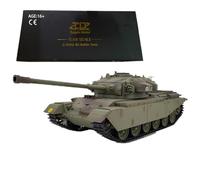 Stylomira 1:16 RC British Centurion MK5 Main Battle Tank, 2.4GHz Remote Control Military Vehicle Model with Smoke, Sound, Lights, Infrared Combat, Shell Launch (Basic Version/Army Green)