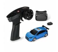 Stylomira 1:43 RC Drift Crawler, 2.4GHz 4WD Mini Remote Control Racing Car, High Speed Vehicle with LED Light, Real-Time Driving Experience, Gift for Adults Hobbyist (New Version)