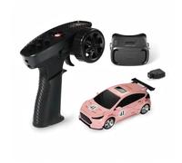 Stylomira 1:43 RC Drift Crawler, 2.4GHz 4WD Mini Remote Control Racing Car, High Speed Vehicle with LED Light, Real-Time Driving Experience, Gift for Adults Hobbyist (New Version)