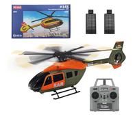 Stylomira C190 H145 Remote Control Helicopter, 1:30 Scale 6CH 2.4G No-Aileron Brushless Helicopter with Altitude Hold & Optical Flow, Realistic Airbus Style (Olive Drab/2 Battery)