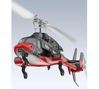 Stylomira RC ERA A61 Single Rotor RC Helicopter with 2.4G Remote Control, 1/53 Scale 4CH Little Air-wolf RC Helicopter Model with One-Key Takeoff/Landing for Enthusiasts - 1 Battery