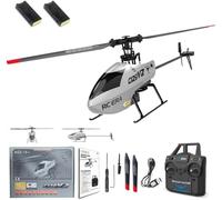 Stylomira RC ERA C129 V2 RC Helicopter with 6-Axis Gyro, 2.4G 4CH Flybarless 3D Rolling RC Helicopter with Altitude Hold & One-Key Take-Off/Landing - RTF