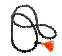 STYLONEST Original Karungali Malai - 8mm | Certified Karungali Mala 108 Beads | Premium Karungali Malai - Genuine Black Ebony Wood Necklace for Spiritual Growth & Meditation for Men and Women