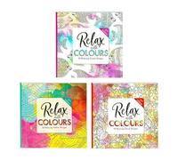 Styloo Adult Colouring Books, 180 Designs - Animal, Floral, and Pattern Illustrations - Mindfulness and Relaxing Drawing Pad - (Series 2, 3 Books)