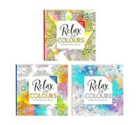 Styloo Adult Colouring Books, 180 Designs - Animal, Floral, and Pattern Illustrations - Mindfulness and Relaxing Drawing Pad - (Series 3, 3 Books)