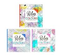 Styloo Adult Colouring Books, 180 Designs - Animal, Floral, and Pattern Illustrations - Mindfulness and Relaxing Drawing Pad - (Series 1, 3 Books)