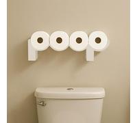 Stylor Funny Toilet Paper Roll Holder - Humorous Poop Sign Bathroom Decor, Cute Space-Saving Wall Mount Decor, Functional Bathroom Storage Accessories