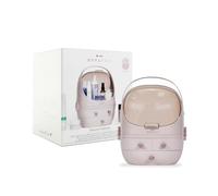 StylPro Beauty Storage Podlette, Cosmetics & Skincare Organiser with 3 Drawers, Detachable Lid, Dustproof Cover & Travel Handle for Dresser, Bedroom, Bathroom & Home Organisation, Rose 25x23x32cm