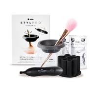 STYLPRO Makeup Brush Cleaner Dryer 2 in 1 Bowl Washer - Best Electric Spinner Make Up Brush Washing Machine 30 Seconds Dry - Vegan Beauty Product by Inventor Tom Pellereau