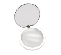 STYLPRO Flip 'n' Charge LED Mirror with Power Bank for Phones, Rechargeable, Handheld + Compact Mirror, Portable, 3 x Magnification