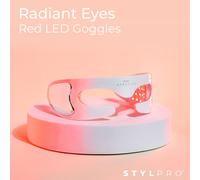 STYLPRO Radiant Eyes Red LED Goggles, Reduce Dark Circles, Wrinkles, and Fine Lines, Auto Timer, Hands Free