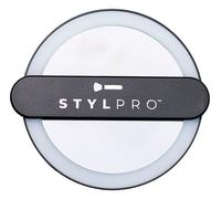 Stylpro Twirl Me Up Hand Held LED Mirror - Black