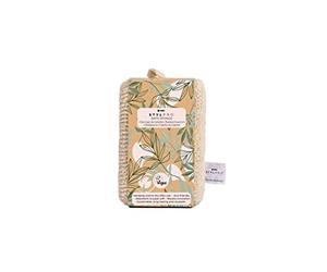 STYLPRO Vegan Bath Sponge - Eco-Friendly Natural Exfoliating Shower Puff for Body & Face - Organic Cotton & Hemp Cover - Soft, Reusable, Long-Lasting - Boosts Circulation & Smooths Skin