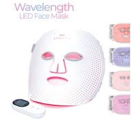 STYLPRO Wavelength LED Face Mask, 360 Leds, 4 Modes, Research Supported, Compact Remote, Adjustable Size