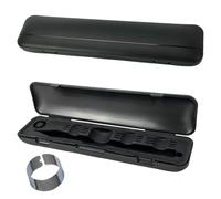 Stylus Case for Wac series and SAM, BOO series Drawing Tablet Pens, Hard Protective Case for Graphic Tablet Pen, Shockproof Silicone Slot with Replacement Tip Clip, Portable Pen Storage Box (Black)