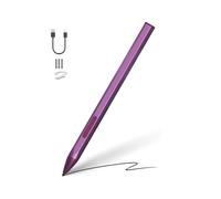 Stylus for Microsoft Surface Pro 12/11/10/9/8/7/6/5/4 Surface Go 4/3/2/1 Surface Book/Laptop/Studio/Duo, 4096 Pressure Sensitivity, Palm Recognition, Eraser and Right Click Shortcuts, Red