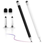 Stylus for Touch Screens, SSS·GRGB Magnetic Disc Universal High Sensitivity & Precision Capacitive Stylus Pens for iPhone/iPad Pro/Mini/Android/Tablets/Surface/Samsung/Galaxy/PC(2 Pack, Black & White)