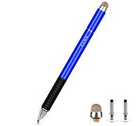 Stylus Pen, 2 in 1 Fine Point and Mesh Tip Stylus for Touch Screen, Compatible for Tablet and Cellphone (1Pc, Blue)
