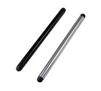 Stylus Pen compatible with Infinix Hot 40 Pro, 2 pieces pack, silver black), Length: 103mm Ø5mm