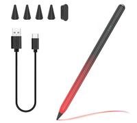 Stylus Pen for Apple iPad 9th&10th Generation with Palm Rejection, 30Mins Fast Charging, Compatible with 2018-2023 Apple iPad Pro 11"/12.9", iPad Air 3/4/5,iPad Mini 5/6th,iPad 6/7/8/9/10(Black Red01)