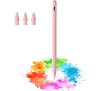 Stylus Pen for Apple Pencil Tilt Sensitivity Palm Rejection for iPad A16 11th 10th 9th 8th 7th 6th Generation, iPad Air M3 M2 3rd 4th 5th Gen, iPad Pro 11 12.9 13 inch M4, iPad mini A17 7 6 5 (Pink)
