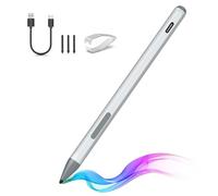 Stylus Pen for ASUS Transformer/Mini/ASUS Zenbook Flip/Pro/ASUS Vivobook Flip/Pro/Duo/ASUS Notebook, Rechargeable MPP 2.0 Tilt Active Pen with 4096 Pressure Sensitivity, Tpye-c Charge, Silver