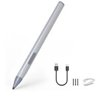 Stylus Pen for ASUS Transformer/Mini/ASUS Zenbook Flip/Pro/ASUS Vivobook Flip/Pro/Duo/ASUS Notebook, Rechargeable MPP 2.0 Tilt Pen with 4096 Pressure Sensitivity, Triangular Pen Body Design, Silver