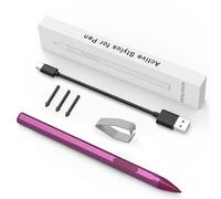 Stylus Pen for ASUS Transformer, Zenbook, Vivobook Flip, Notebook Touchscreen Laptop Tablet - Rechargeable MPP 2.0 Tilt Pencil, 4096 Pressure Sensitivity, Microsoft MPP Protocol, Red