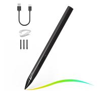 Stylus Pen for HP Envy X360 Pavilion X360 Specter X360 Spectre X2 Envy X2 Rechargeable MPP 2.0 Tilt Active Pen with 4096 Pressure Sensitivity, Palm Rejection, Triangular Pen Body Design, Black