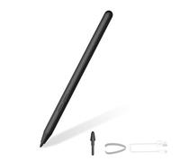 Stylus Pen for HP Envy X360, Pavilion X360, Specter X360 Touch Screen Devices Rechargeable MPP 2.0 Tilt with 4096 Pressure Sensitivity Palm Rejection, Fast Charging, Magnetic Attachment, Black