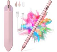 Stylus Pen for iOS&Android Touch Screens, Active Pencil for Samsung, Smart Digital Stylus Pens for Lenovo/Huawei/Vivo/Mi Tablets, iPhone/Google Pixel Smart Phones Drawing&Writing (Rose Gold)