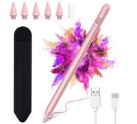 Stylus Pen for iPad 2018-2023, 15 Minute Fast Charging for Apple Pencil for iPad 10/9/8/7/6/A16 & Pro Series 11/12.9 inch and Air M3 11"/13"/5/4/3 Gen with Palm Rejection